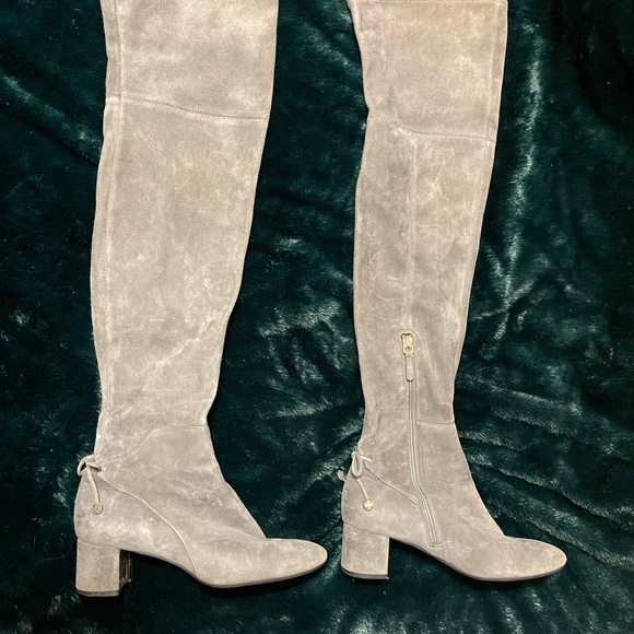Grey Laila Over the Knee Boot - Picture 1 of 6